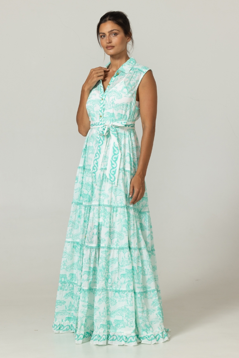 Robe Longue Gabie - 100% voile de coton - Miss June Paris - 3