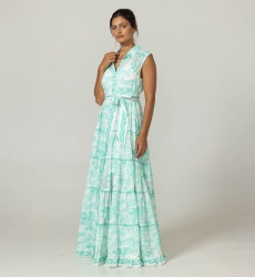 Robe Longue Gabie - 100% voile de coton - Miss June Paris - 3