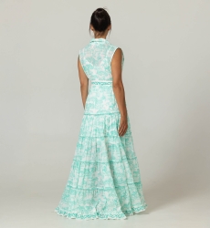 Robe Longue Gabie - 100% voile de coton - Miss June Paris - 4