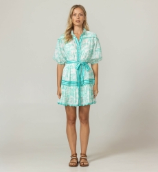 Robe Courte Elma - 100% voile de coton - Miss June Paris - 3