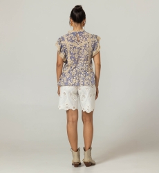 Bermuda Sophie - Broderie anglaise - 100% coton - Miss June Paris - 4