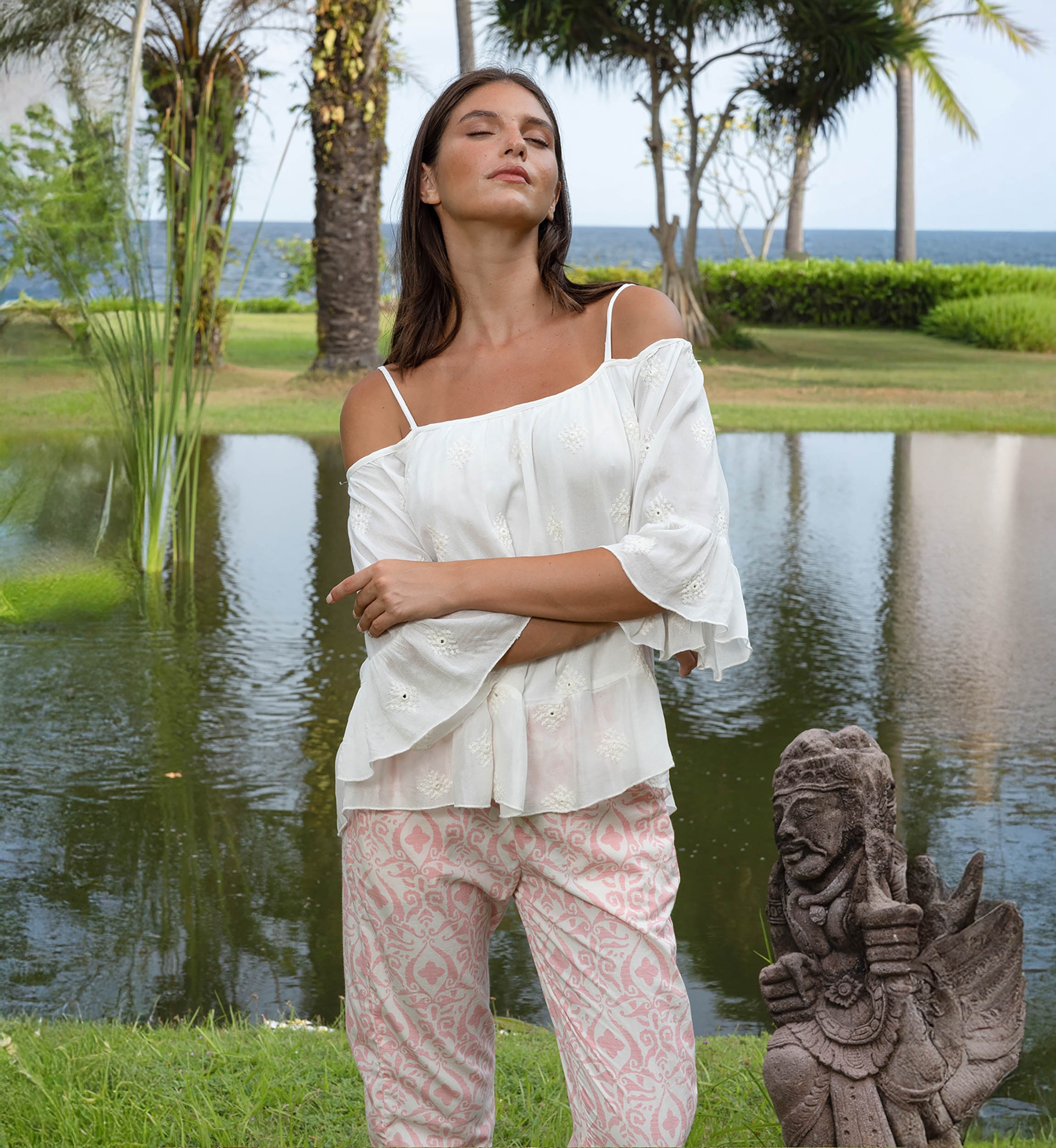 Blouse Formentara - 100% viscose - Miss June Paris - 1