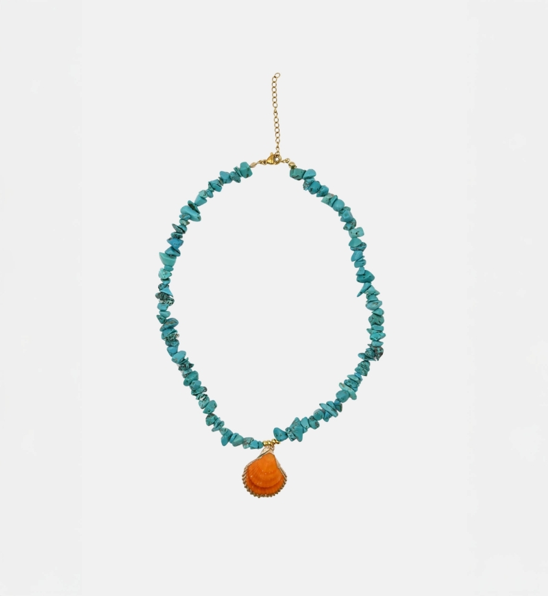 Collar de conchas de fantasía bohemio - Miss June