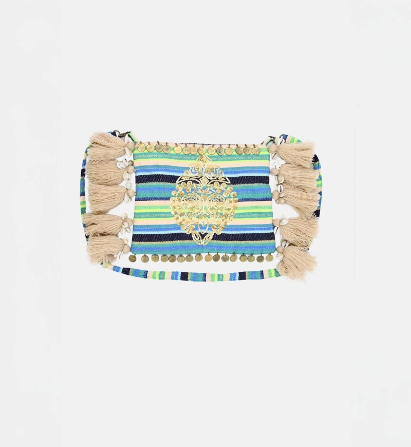 bolso de algodón boheme fantasía CASABLANCA - Miss June Paris - 1