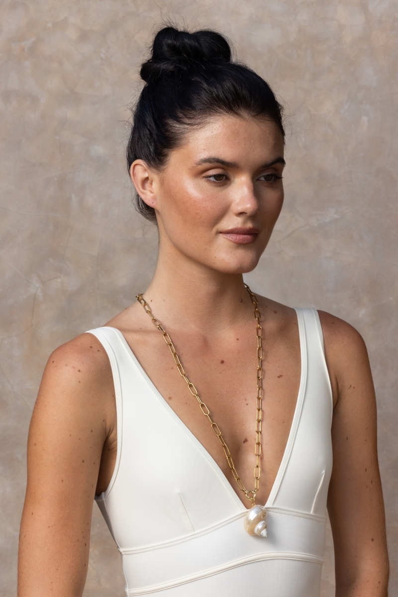 collier coquillage fantaisie boheme - Miss June