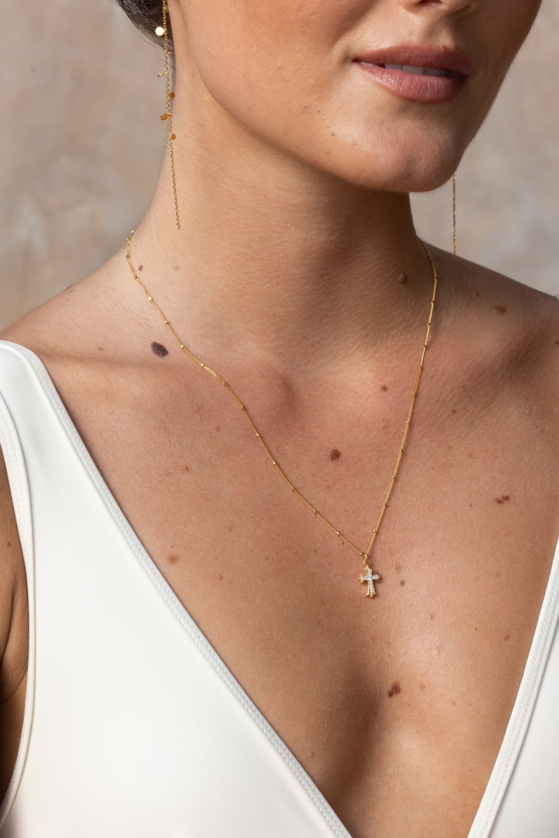 Collier croix de fantaisie - Miss June