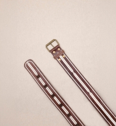 Gemma Brown Leather Belt – Miss June Paris – 1