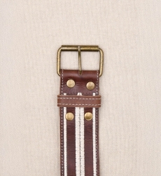 Gemma Brown Leather Belt – Miss June Paris – 2