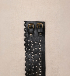 Ceinture Cuir - Joan - Noir - Miss June Paris - 1