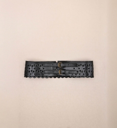Ceinture Cuir - Joan - Noir - Miss June Paris - 3