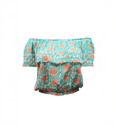 Top HOLLA – Estampado floral – Manga corta – Bohemio – Miss June Paris – 6