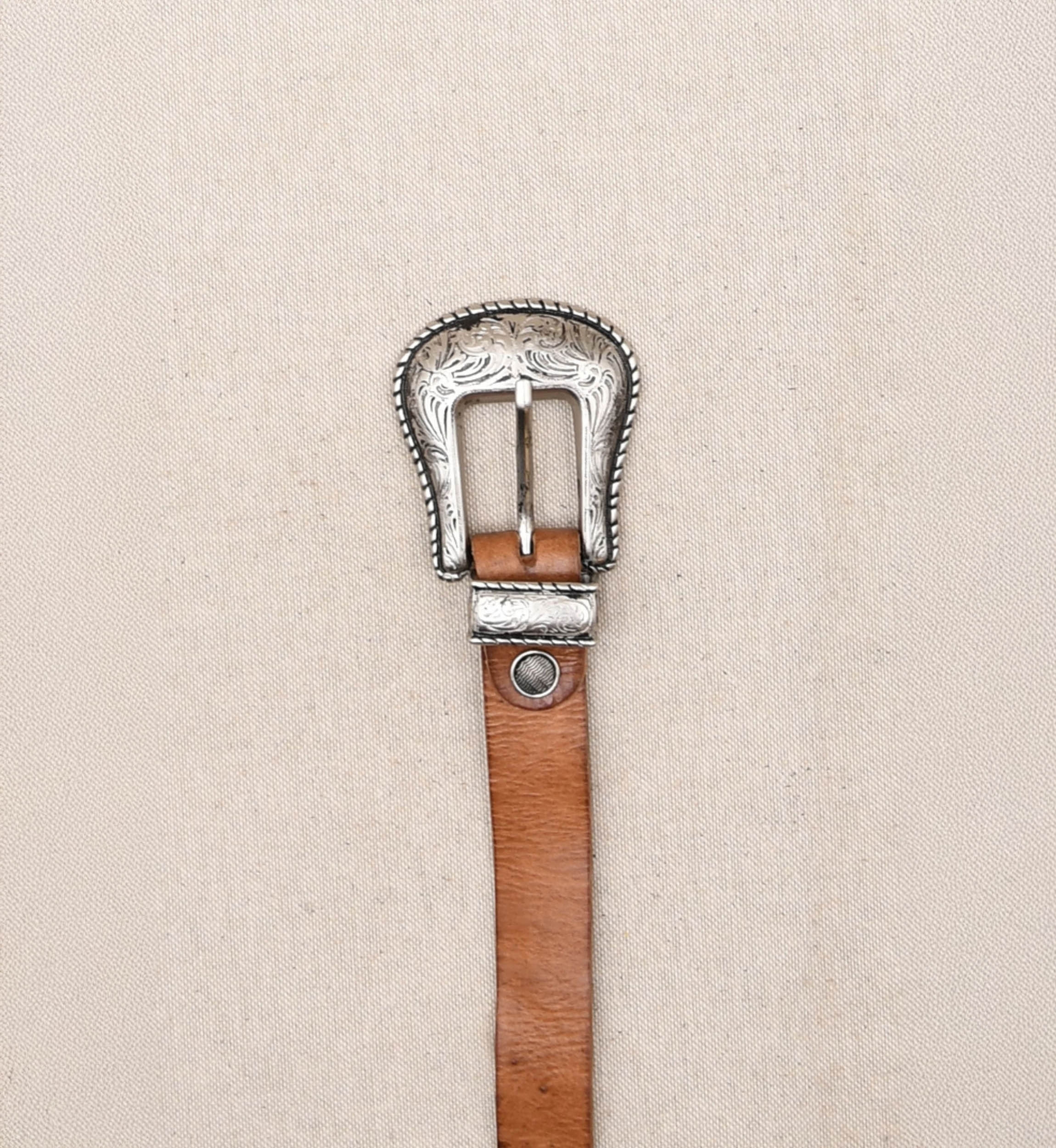 Montana Brown Leather Belt – Miss June Paris – 1