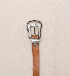 Montana Brown Leather Belt – Miss June Paris – 1