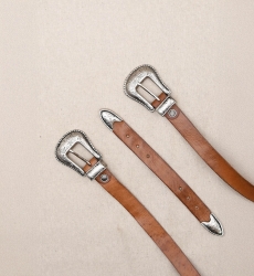 Ceinture en Cuir Montana Marron  - Miss June Paris - 2