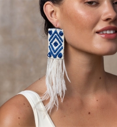 Miss June Paris — Pendientes colgantes de flamenco