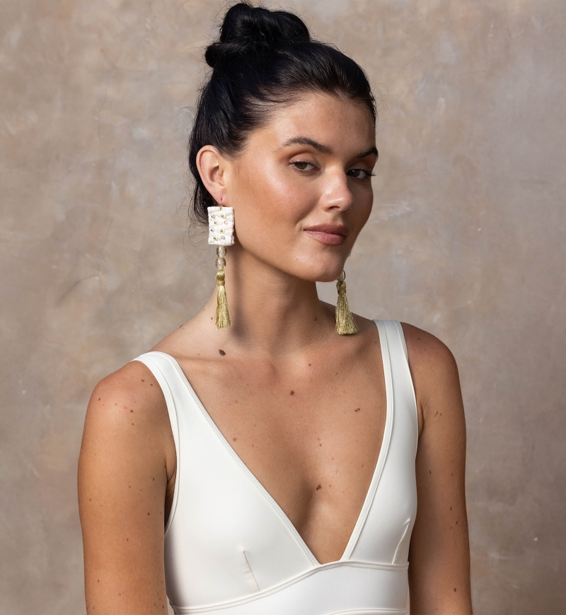 Miss June Paris — Boucles d'oreilles pendantes Rococo