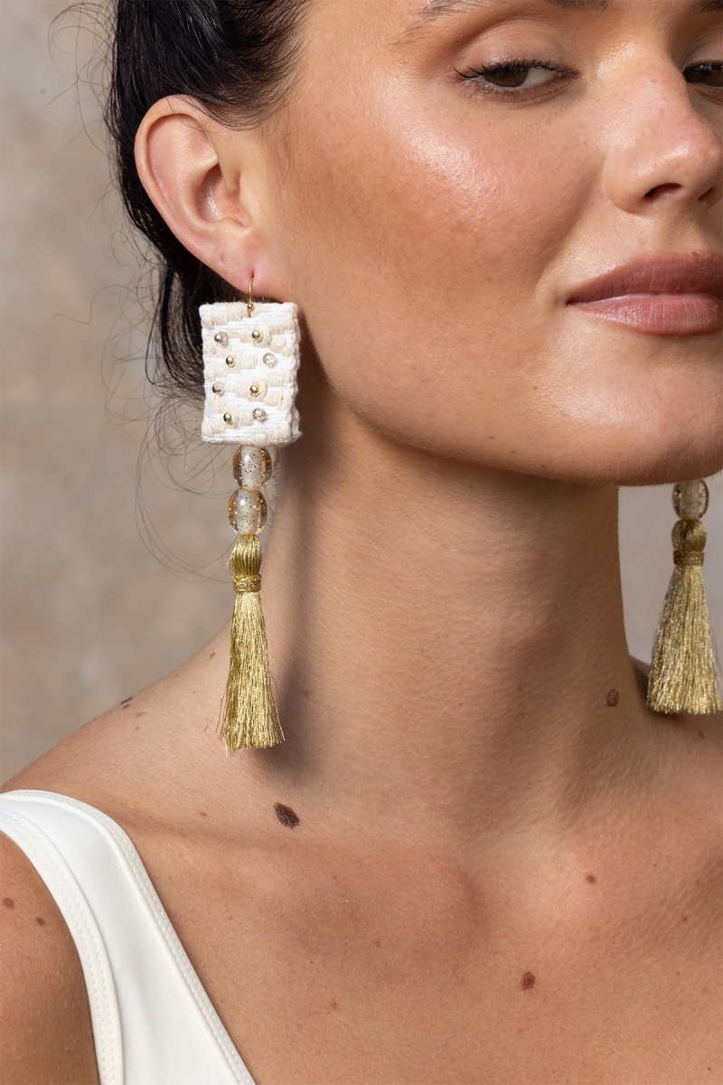 Miss June Paris — Boucles d'oreilles pendantes Rococo