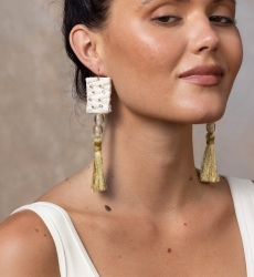 Miss June Paris — Pendientes colgantes rococó