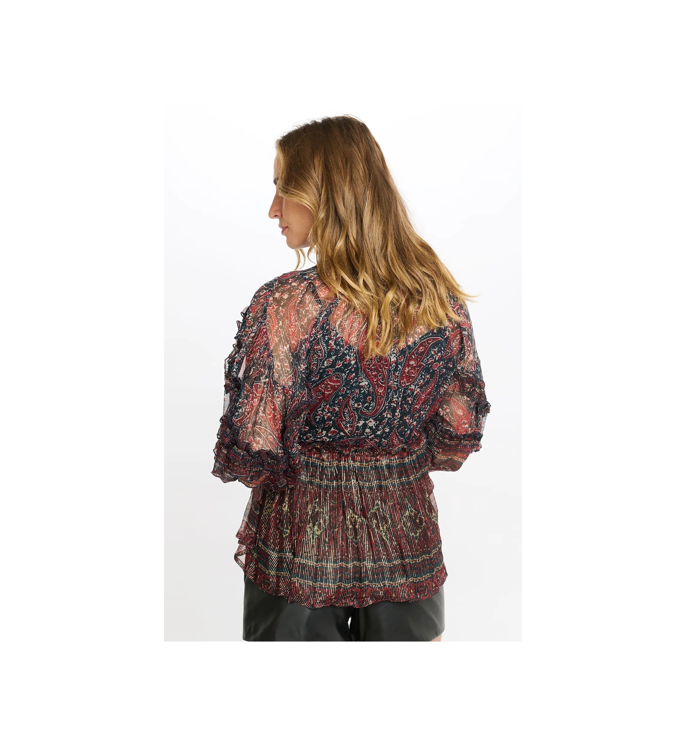 blouse manche longue boheme JOHNNY - Miss June
