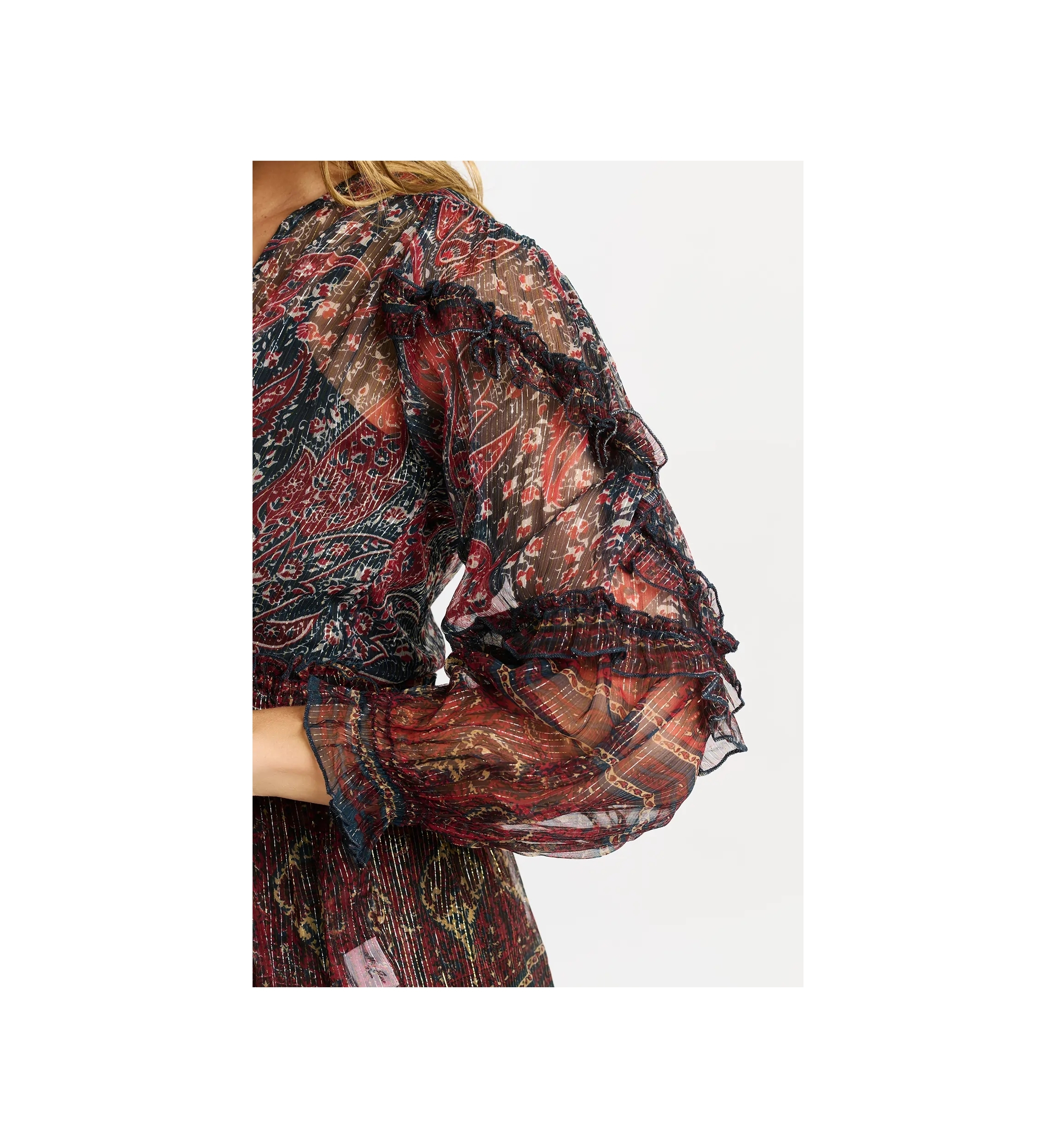 blouse manche longue boheme JOHNNY - Miss June