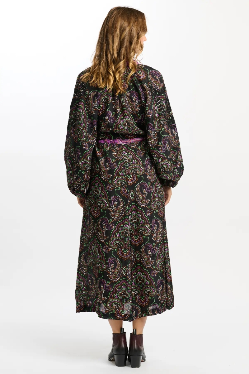long sleeve bohemian long dress PAOLA  - Miss June