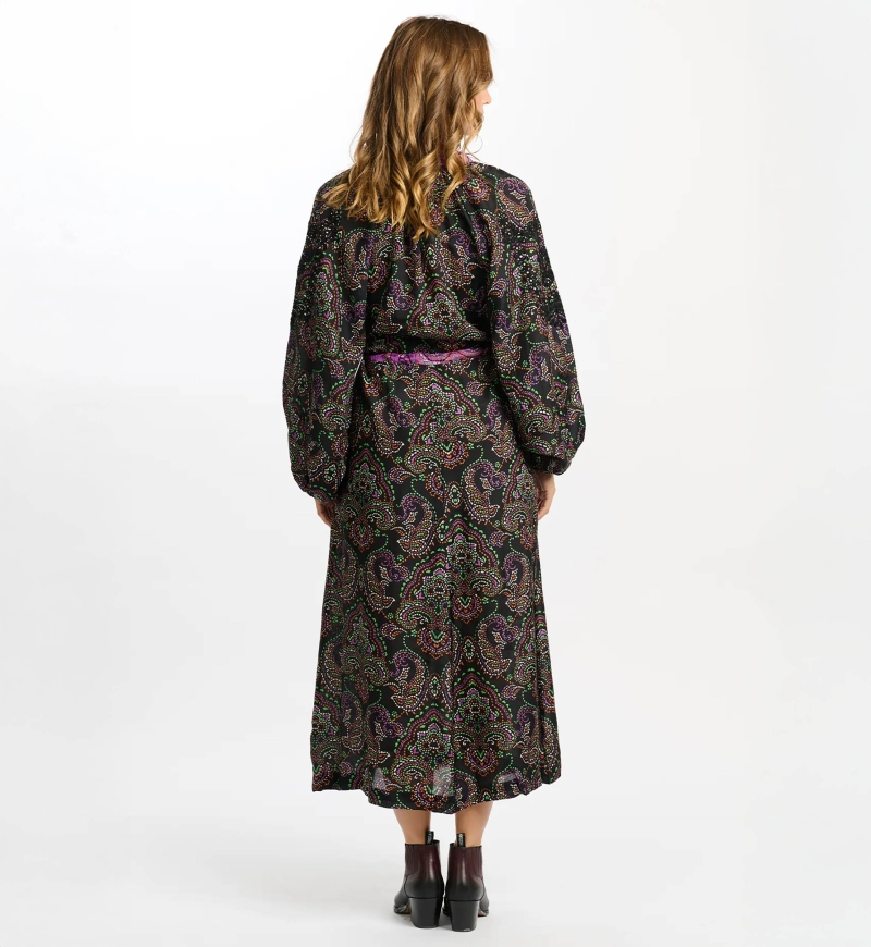 long sleeve bohemian long dress PAOLA  - Miss June