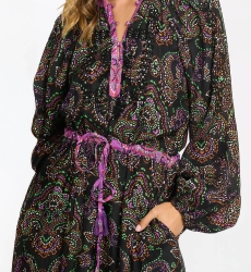 long sleeve bohemian long dress PAOLA  - Miss June