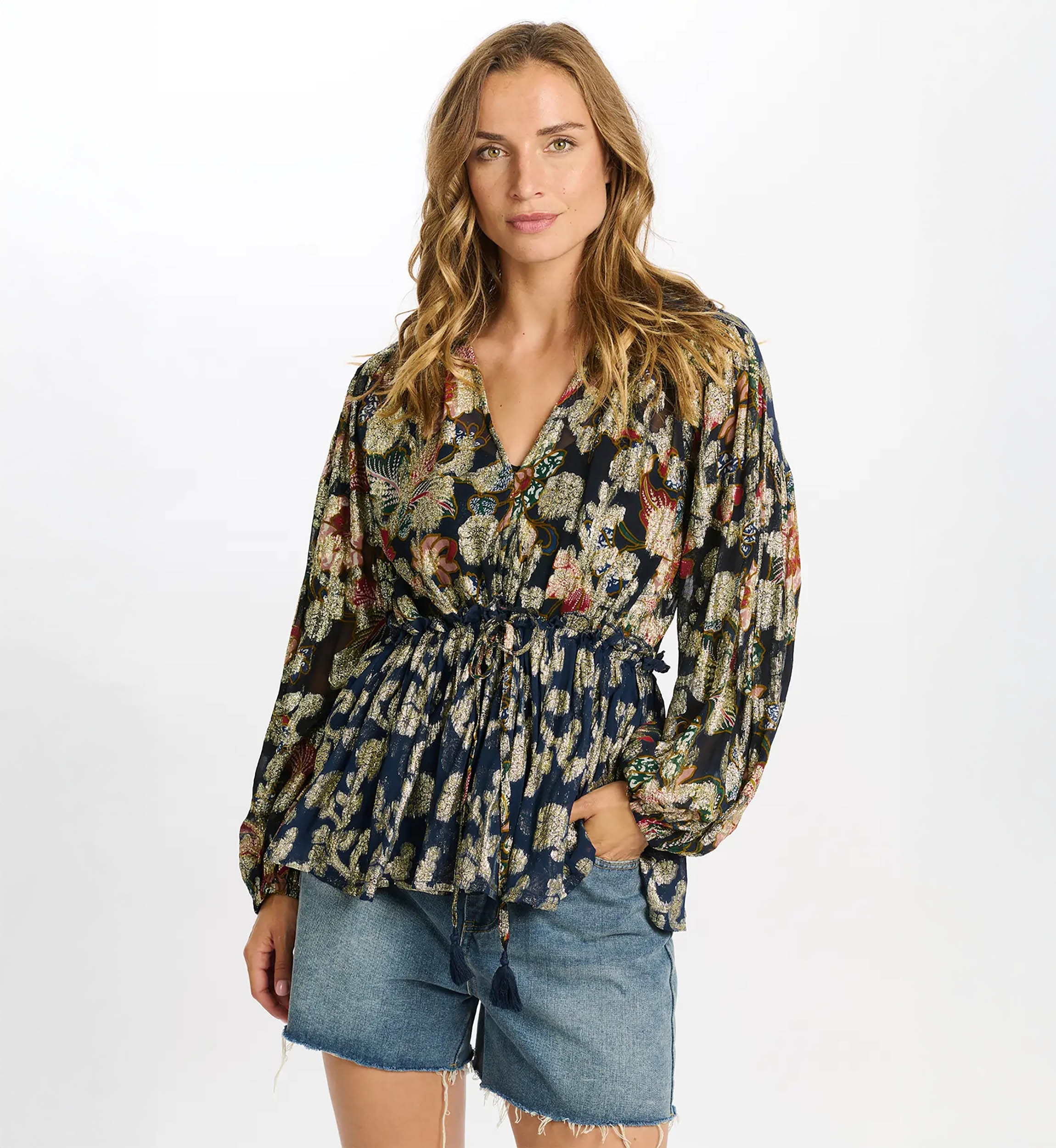 blusa floral manga larga LYAM - Miss June