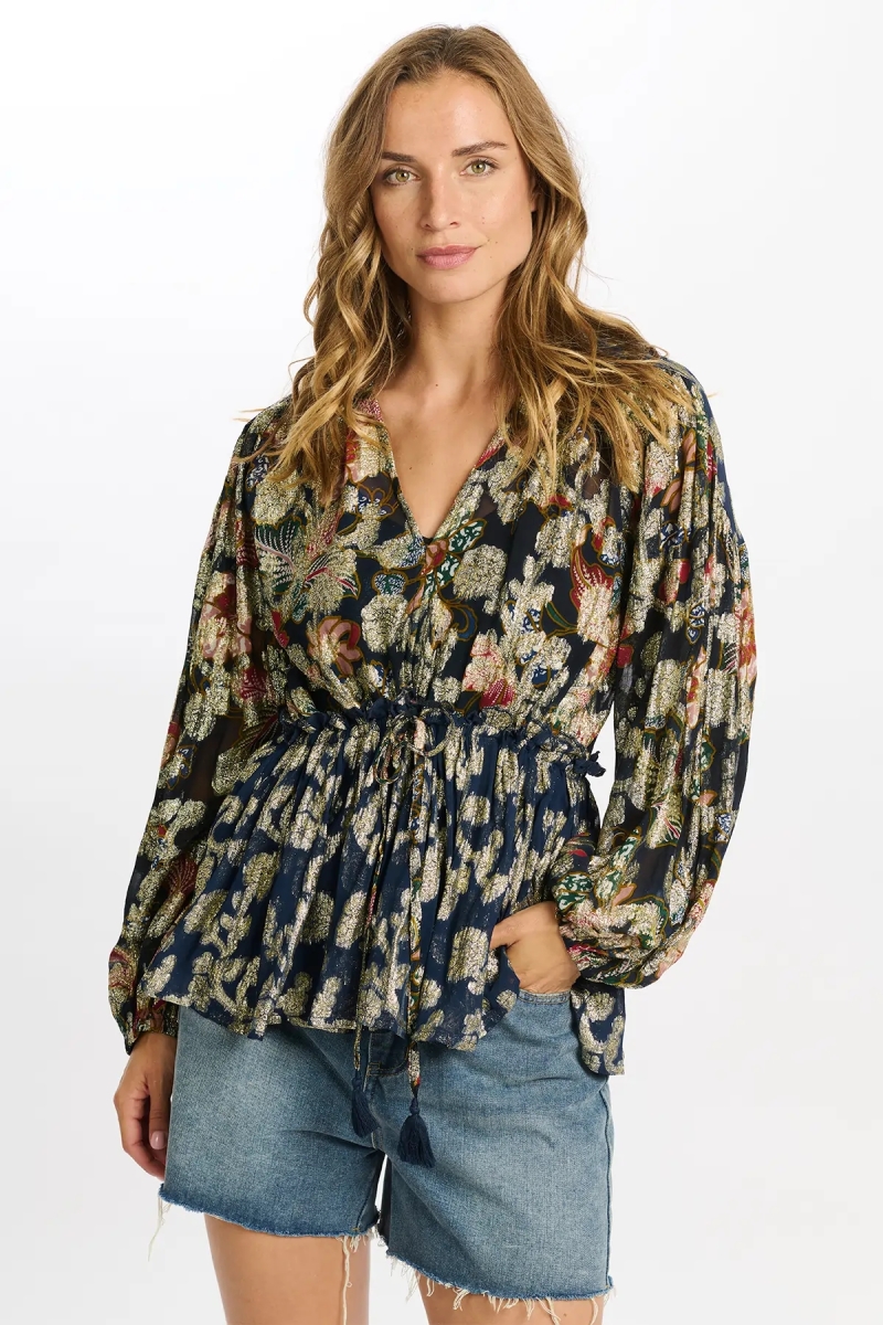 blouse manche longue fleurie LYAM - Miss June