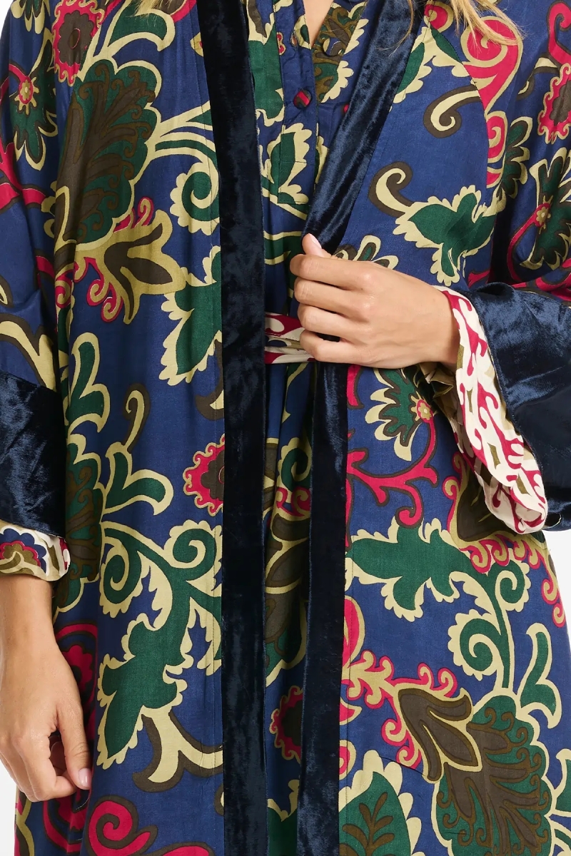 kimono largo bohemio manga larga IVANA - Miss June