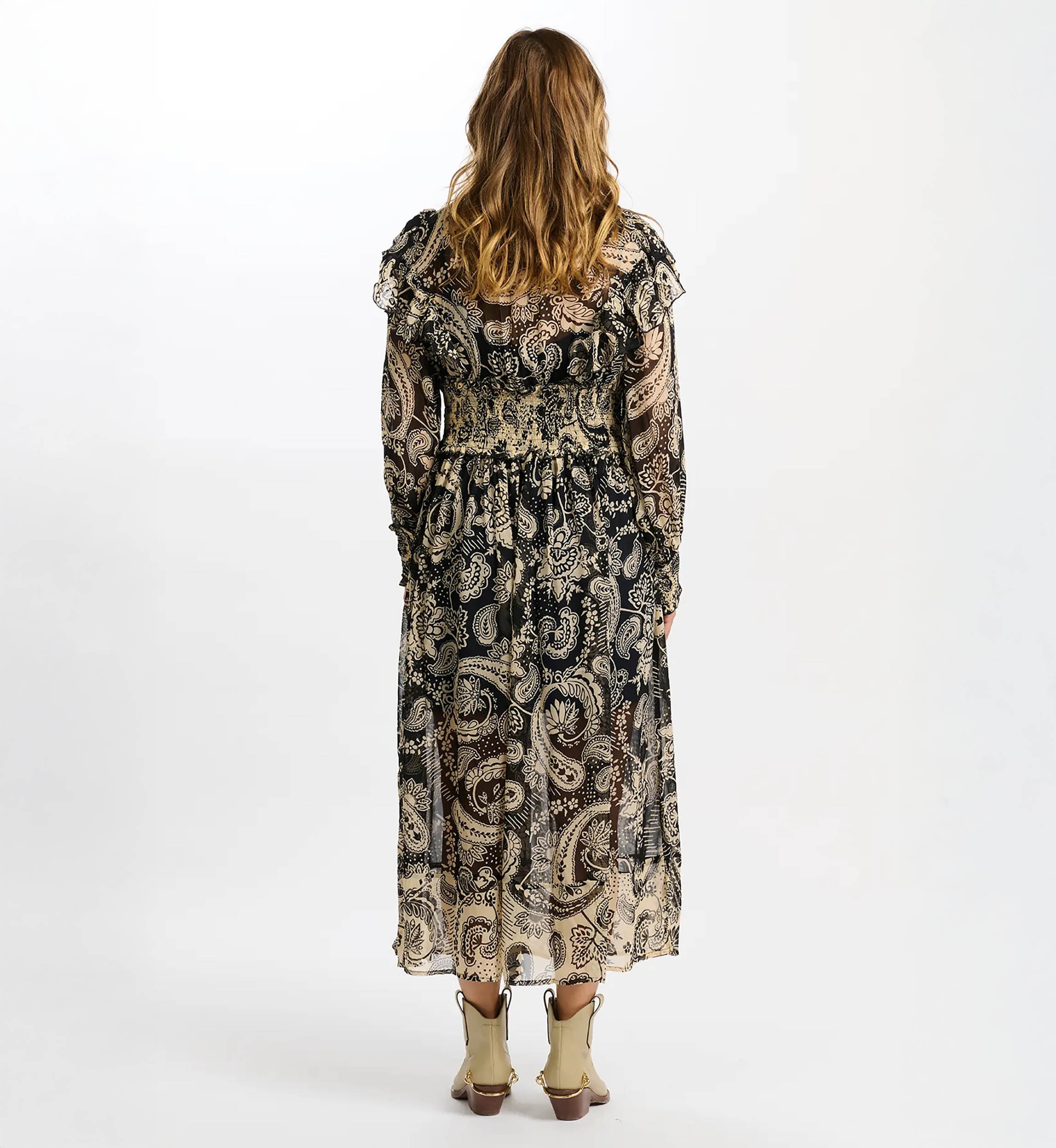 robe longue manche longue boheme PALOMA - Miss June