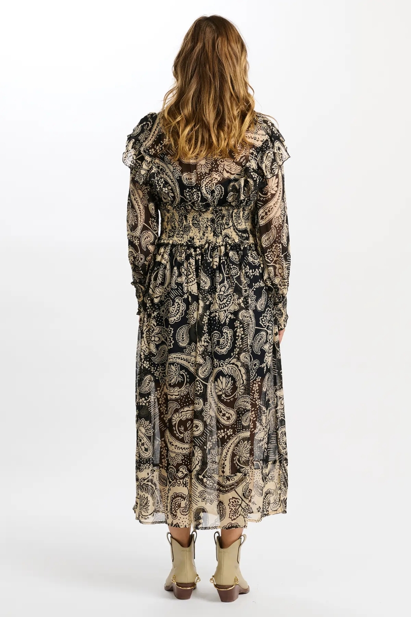 robe longue manche longue boheme PALOMA - Miss June