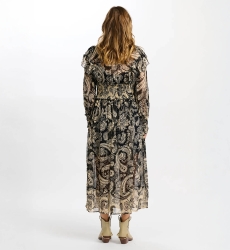 vestido largo bohemio manga larga PALOMA - Miss June