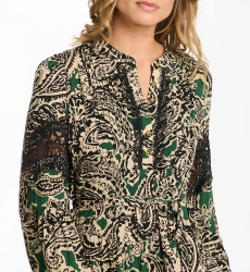 robe courte manche longue boheme chic AGATHA - Miss June