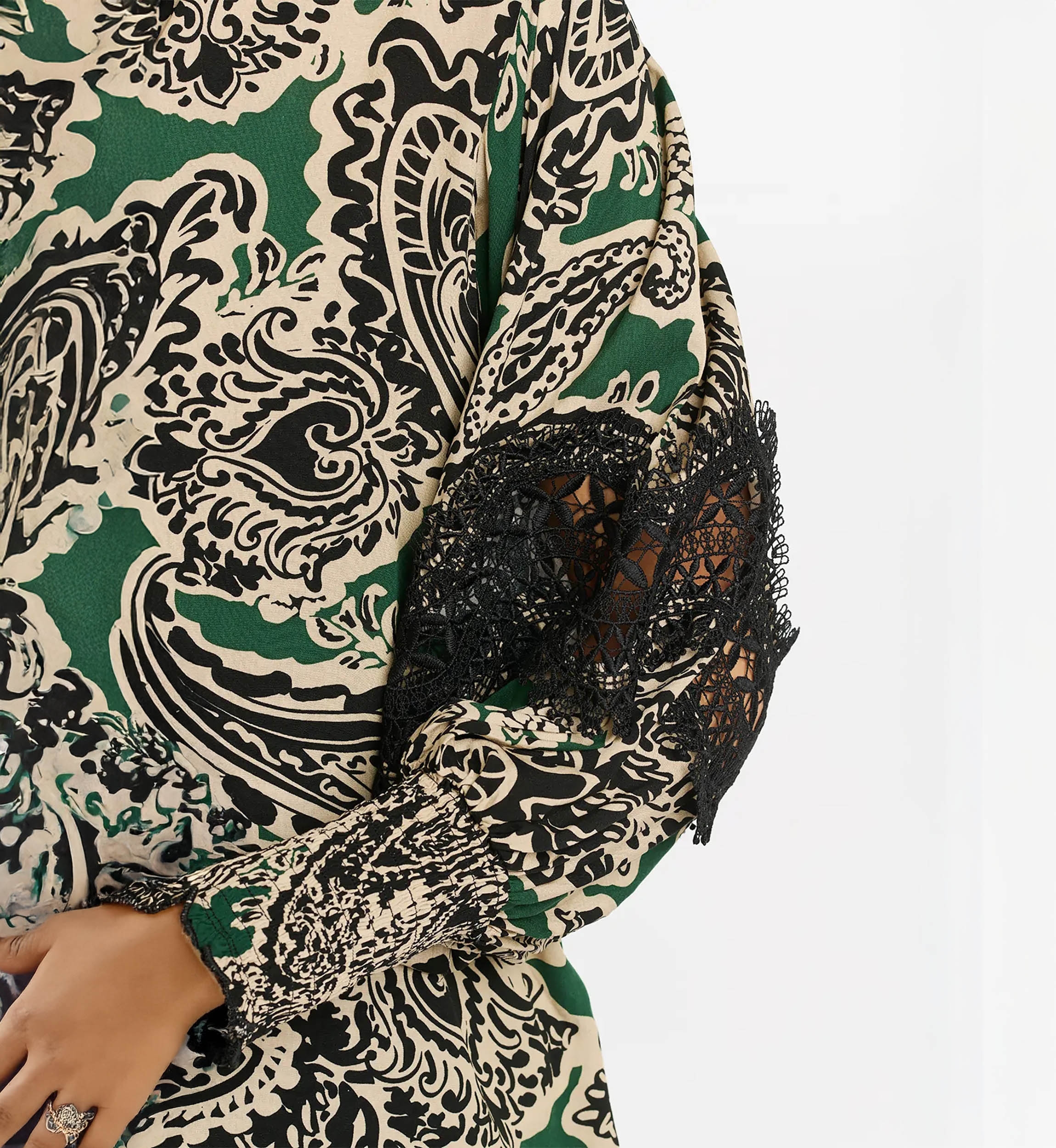 long sleeve bohemian chic shirt VALENTINA - Miss June