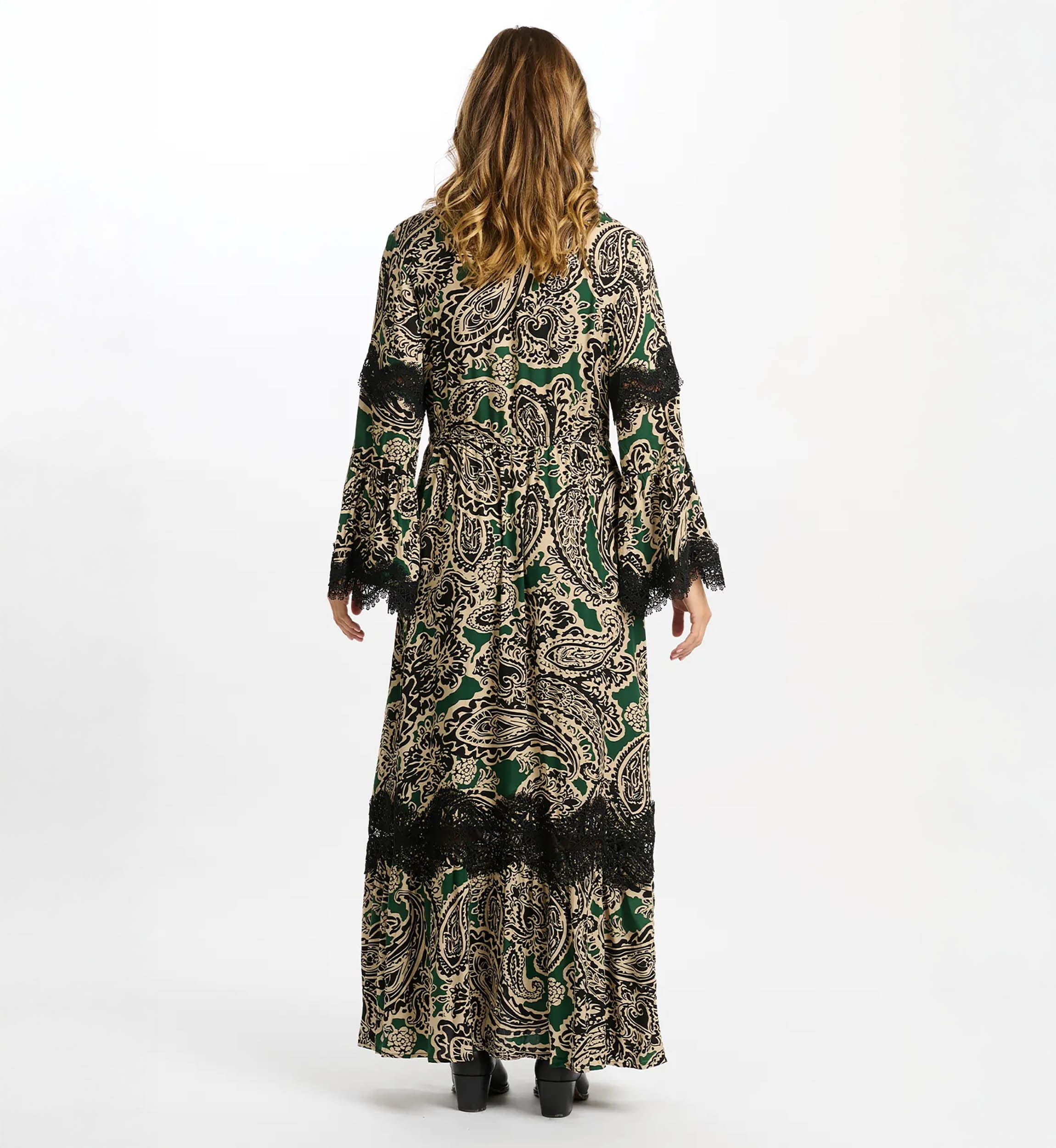 vestido largo boheme chic manga larga TARTIKA - Miss June