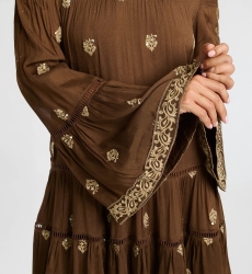 robe courte manche longue boheme SHINE - Miss June