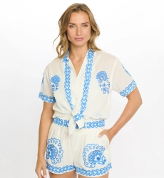 Miss June Paris — Mady Shorts Periwinkle