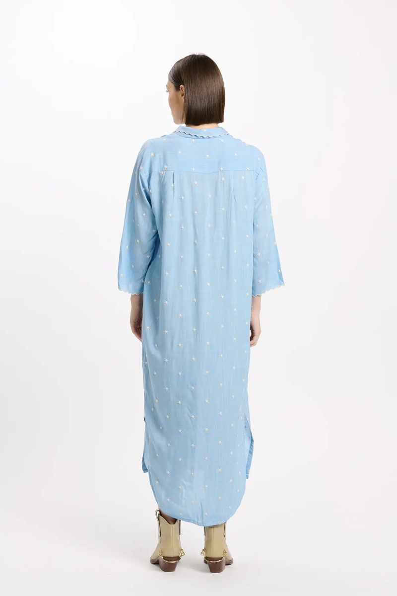 Miss June Paris — Vestido Largo Ginna Azul