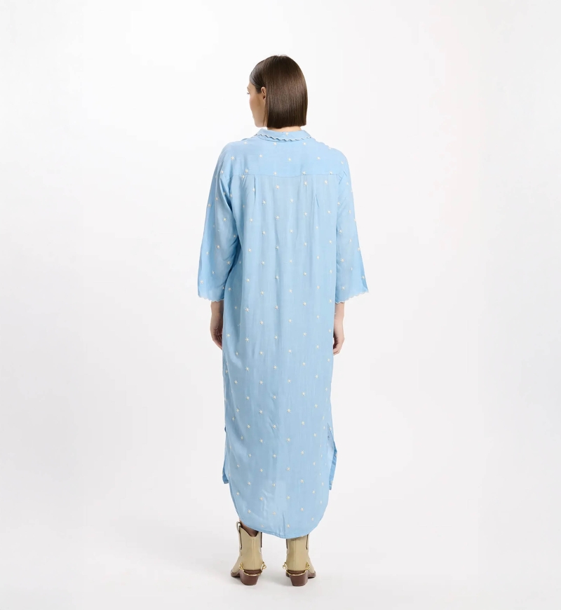 Miss June Paris — Vestido Largo Ginna Azul