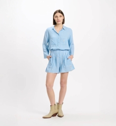 Short Lumi – Short con bolsillos, de rayón con bordados, 100 % rayón – Miss June Paris - 4