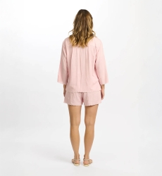 Camisa Idalia – Camisa de manga 3/4, de rayón con bordados, 100 % rayón – Miss June Paris - 11