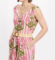 Miss June Paris — Robin Playsuit Pink