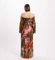 Miss June Paris — Vestido Largo Olympe Rosa