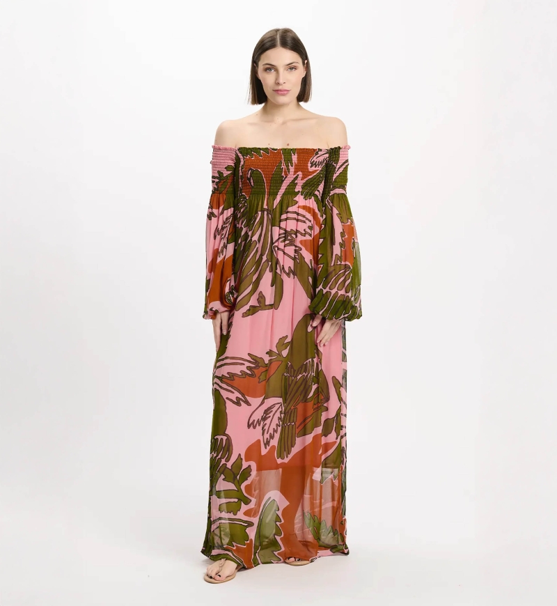 Miss June Paris — Vestido Largo Olympe Rosa