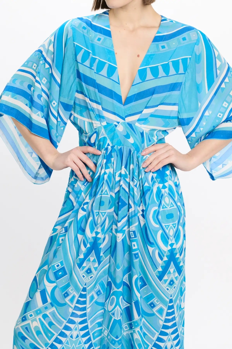Miss June Paris — Yse Jumpsuit Blue