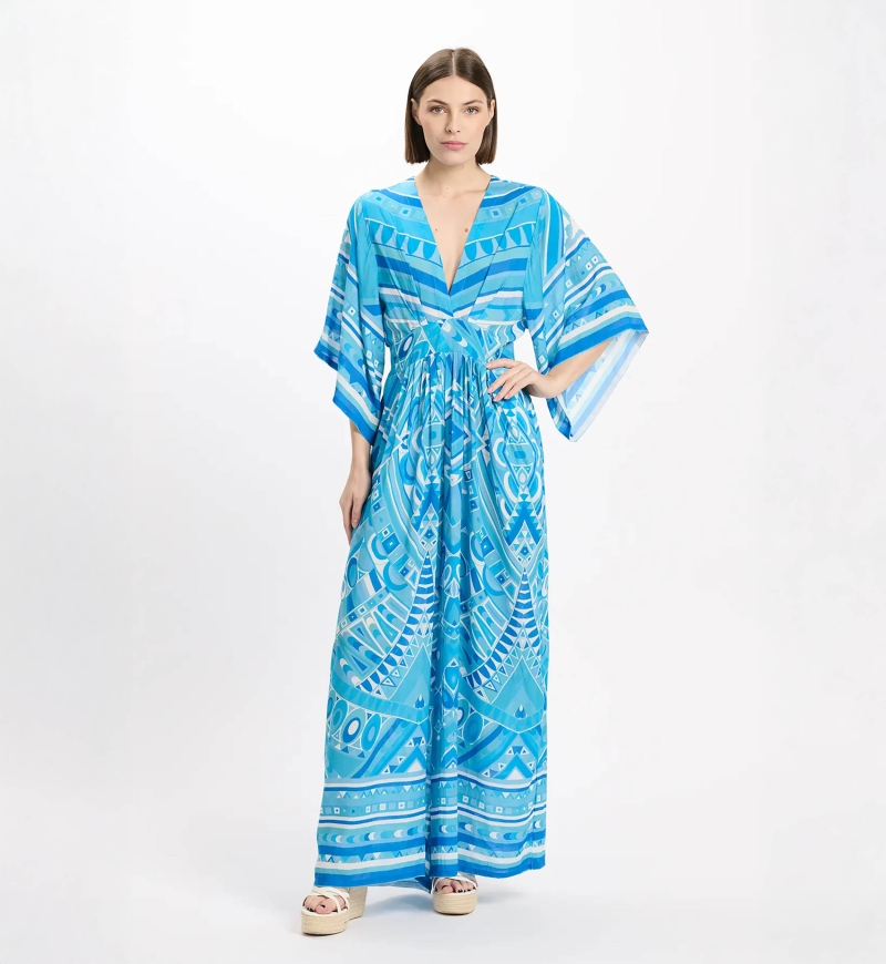 Miss June Paris — Yse Jumpsuit Blue