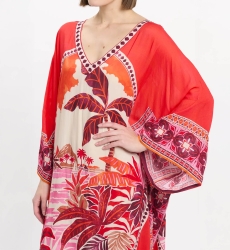 Miss June Paris — Caftan Long Keira Rouge