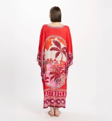 Miss June Paris — Caftan Long Keira Rouge
