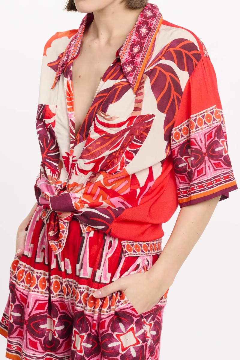 Miss June Paris — Blusa Reese Roja